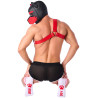 Kinky Puppy Socks Chaussettes Good Boy Blanc-Rouge